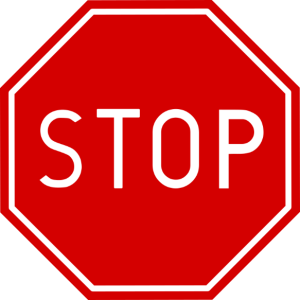 znak stop